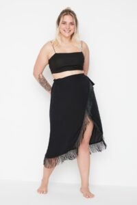 Trendyol Curve Plus Size Skirt -