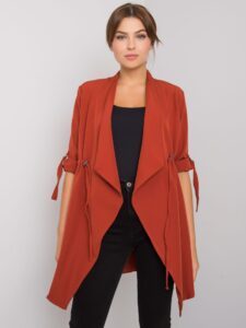 Brick red cape with