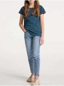 Dark Blue Girls Patterned T-Shirt Ragwear