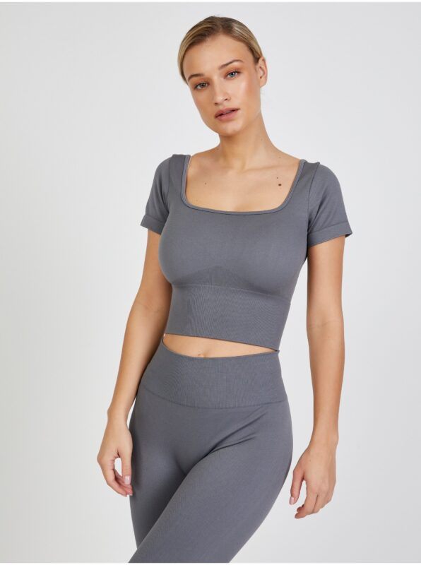 Gray Womens Top Guess