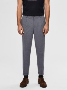Grey Shortened Pants Selected Homme-Jim