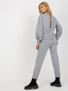 Grey women's casual set with