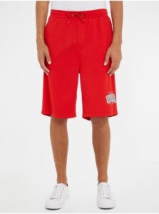 Red Men Shorts Tommy Jeans Modern
