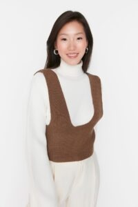 Trendyol Sweater Vest - Brown