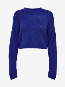 Dark blue women cropped sweater ONLY