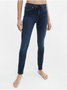 Dark blue womens skinny fit jeans Calvin