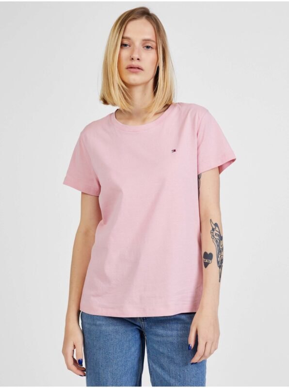 Light Pink Women's T-Shirt Tommy Hilfiger New