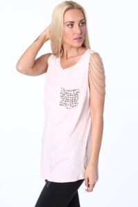 Light pink blouse with