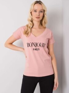 Light pink women's T-shirt