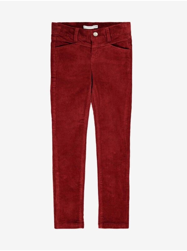 Red Girl Corduroy Pants name it