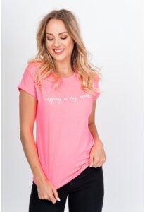 Women's T-shirt with the inscription "Shopping is