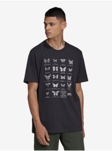 Black Men's Patterned T-Shirt adidas