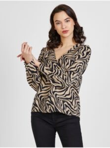 Black-brown patterned blouse ONLY Victoria