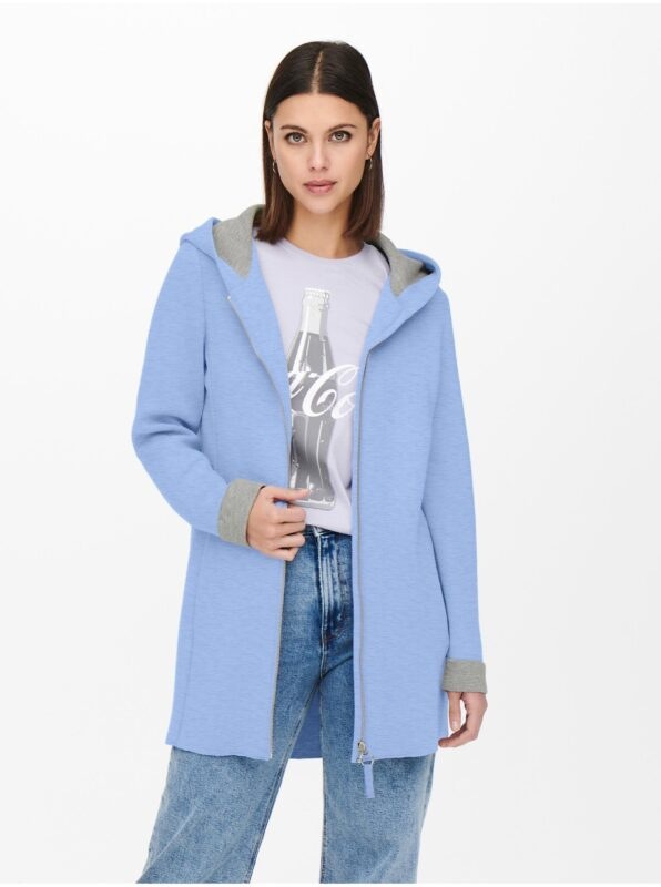 Blue Lightweight Hooded Coat ONLY