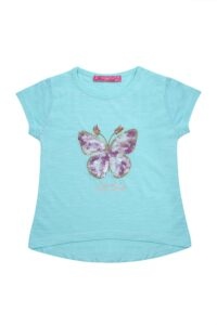 Girl's T-shirt with mint
