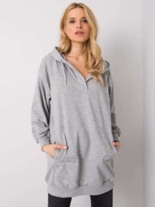 Grey women's hoodie