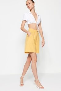 Trendyol Shorts - Yellow -