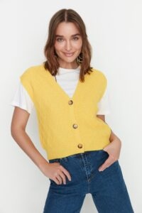 Trendyol Sweater Vest - Yellow