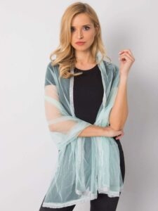 Women's mint scarf with