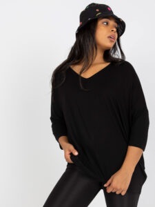 Black blouse for everyday wear