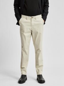 Cream Chino Pants Selected Homme