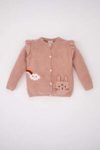 DEFACTO Baby Girls Animal Patterned Crew