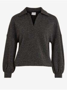 Dark gray sweater VILA Many