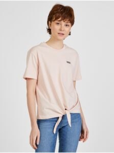 Light Pink Women's T-Shirt with Binding
