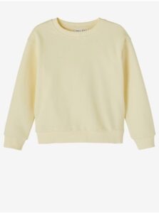 Light yellow girls sweatshirt name it