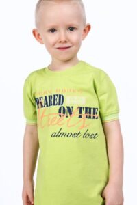 Lime boys' T-shirt with