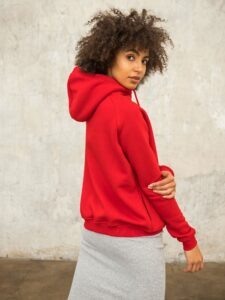 Red women's sweatshirt PRO