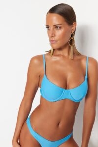 Trendyol Bikini Top - Blue
