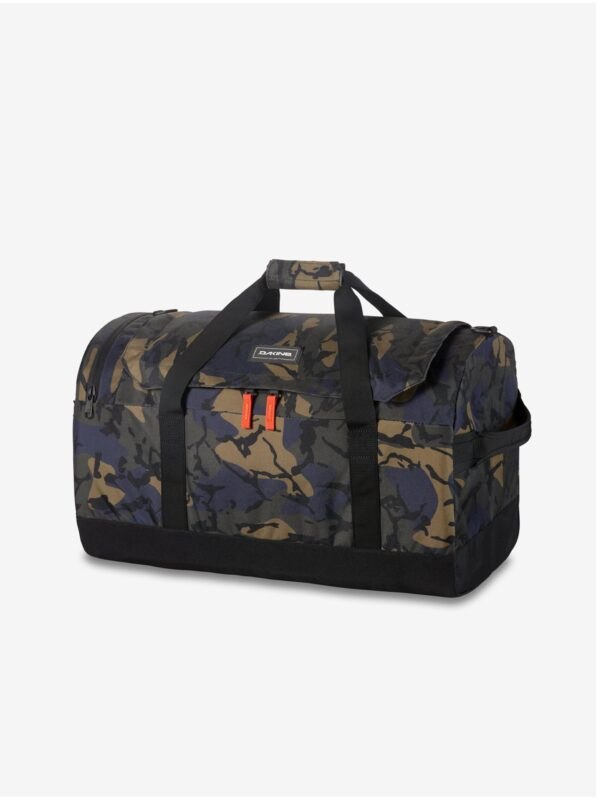 Dakine Duffle Black and Green Patterned