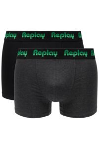 Replay Boxer Style 5 Jacquard Logo 2Pcs Box