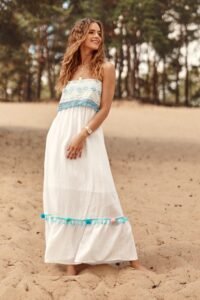 Summer maxi dress with