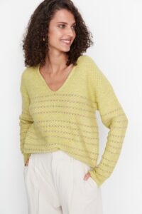 Trendyol Sweater - Yellow -
