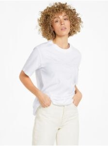White Women's T-Shirt Puma Her