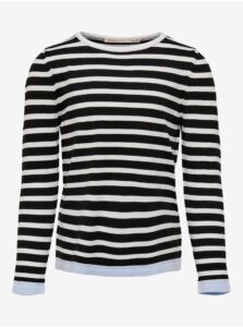 White-black girl striped sweater ONLY