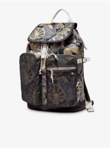 Yellow-blue patterned backpack Converse