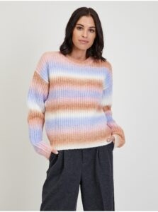 Blue-pink Ladies Striped Sweater Tom Tailor
