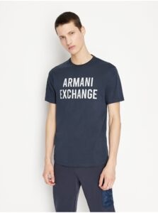 Dark Blue Men's T-Shirt Armani