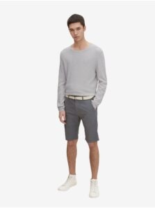 Grey Men's Chino Shorts with Tom Tailor