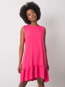 RUE PARIS Pink lady dress