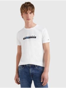 White Men's T-Shirt Tommy Hilfiger