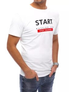 White men's T-shirt