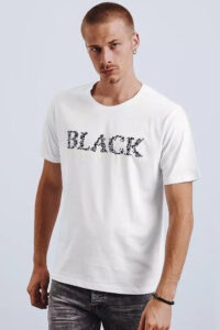 White men's T-shirt Dstreet