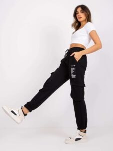 Black cargo pants by