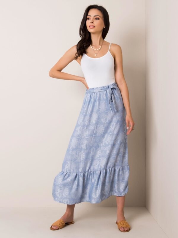 Blue saffron skirt RUE