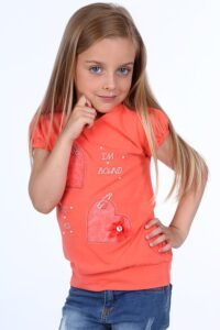 Coral T-shirt with