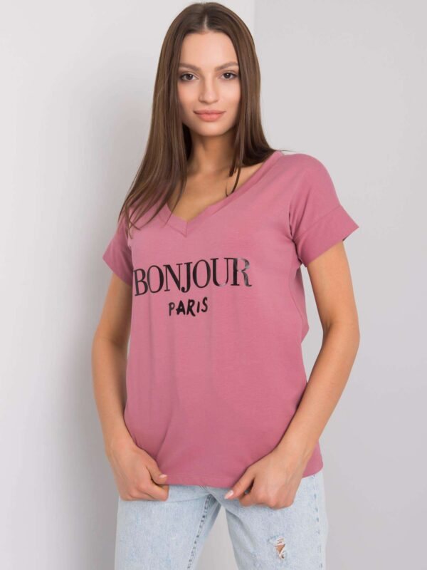 Dusty pink women's T-shirt